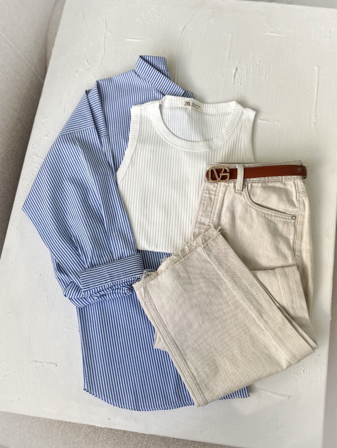 کد 011102 شومیز راه راه آبی و طوسی