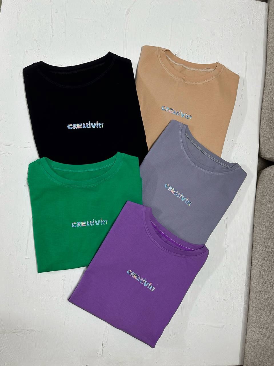 کد ۰۱۱۱۱۴۱۲ تیشرت کراپ creativity