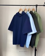 کد‌ ۰۱۱۱۱۴۱۷‌تیشرت کلاه دار باکسی ساده