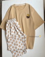 کد ۰۱۱۱۱۵۳۴ ست تیشرت شلوار فانتزی